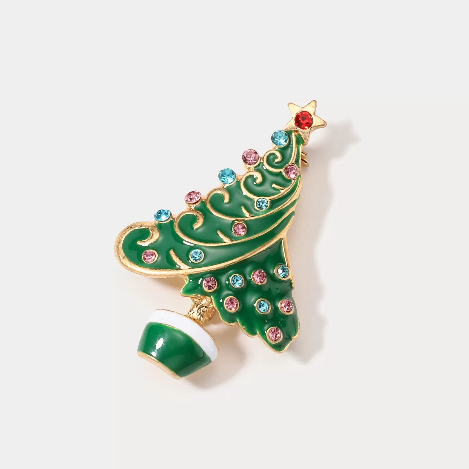 Christmas Tree Brooch